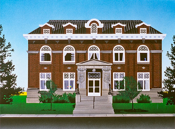 Courthouse (Battleford), &copy;2014 David Thauberger