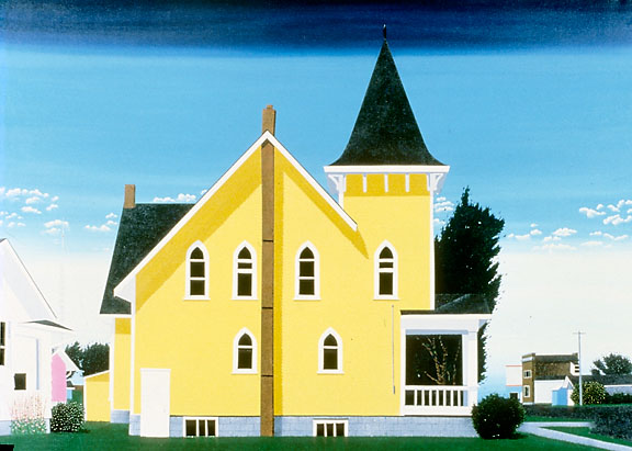 Yellow Church, �1981 David Thauberger