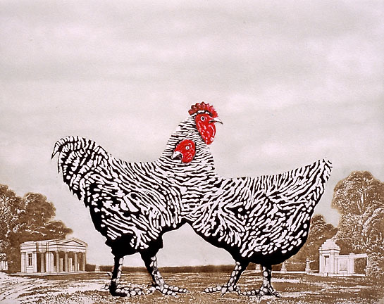 A Neo-Classical Landscape, �1995 David Thauberger